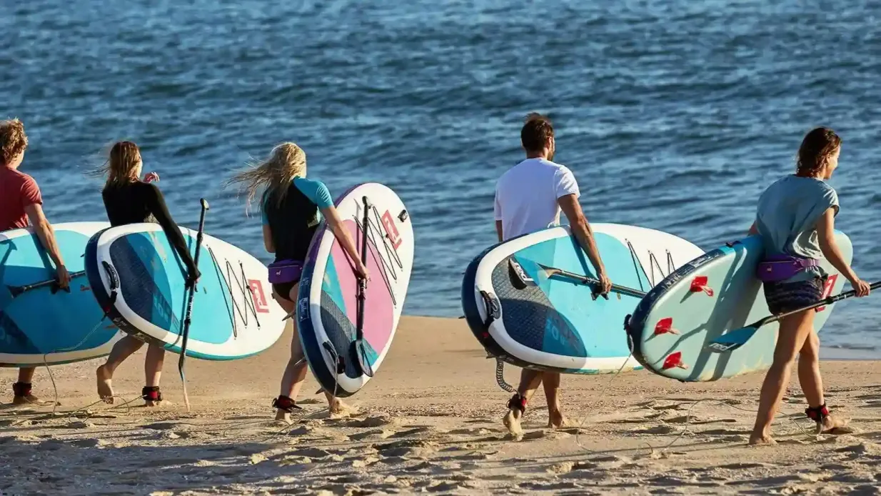 Mallorca: SUP-Board-Verleih Bereitgestellt von Bona Ona Surf School SL