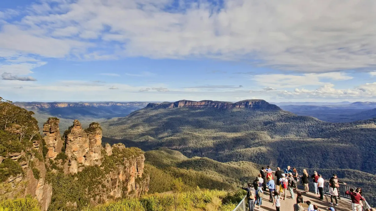 Parco Nazionale delle Blue Mountains: Tour in giornata da Sydney + Pranzo Fornito da Wine Hop And Coastal Tours