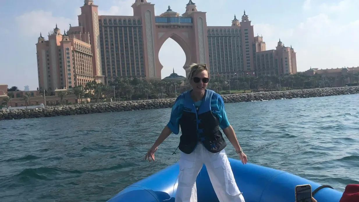 Dubai: Excursión de 90 minutos en lancha rápida al Burj Al Arab y Atlantis + helado
