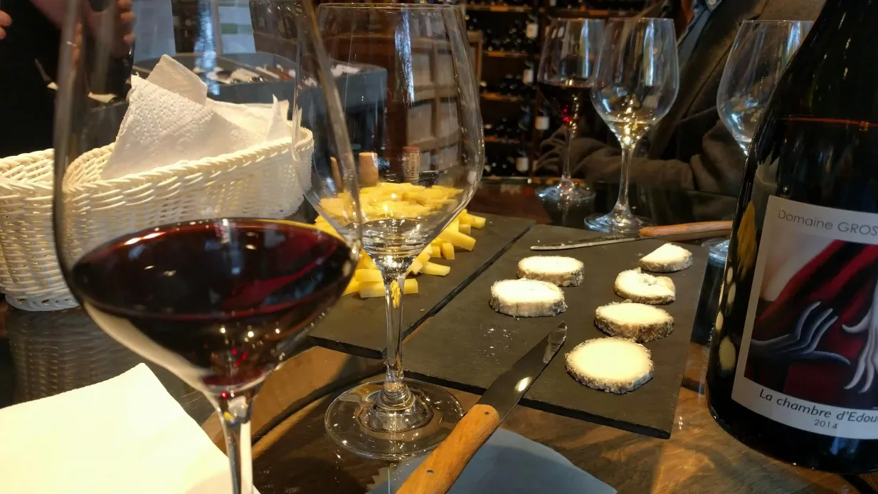 Wein- und Käseverkostung