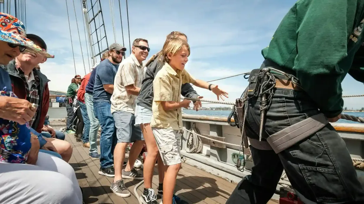 Porto de San Diego: Passeio de veleiro Tall Ship Organizado por Maritime Museum of San Diego