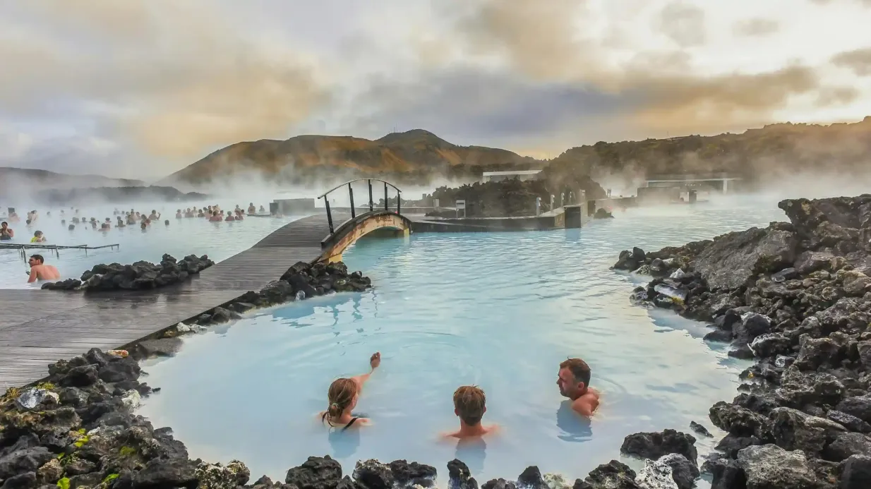 Golden Circle & Blue Lagoon: Small-Group Tour from Reykjavík with Entry Provided by Bus Travel Iceland