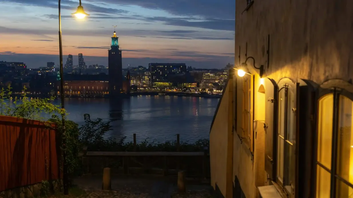 Stockholm : Promenade photographique nocturne guidée