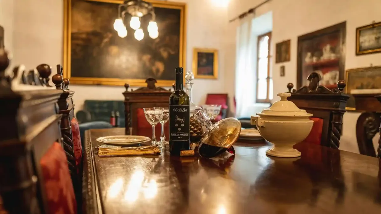 Montalcino: Geführte Tour durch die Weinberge + Weinverkostung im Schloss Bereitgestellt von IHE TOUR OPERATOR S.R.L.