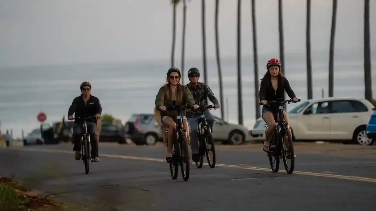 San Diego: Tour guidato in E-Bike della costa settentrionale fino alla spiaggia Moonlight di Encinitas