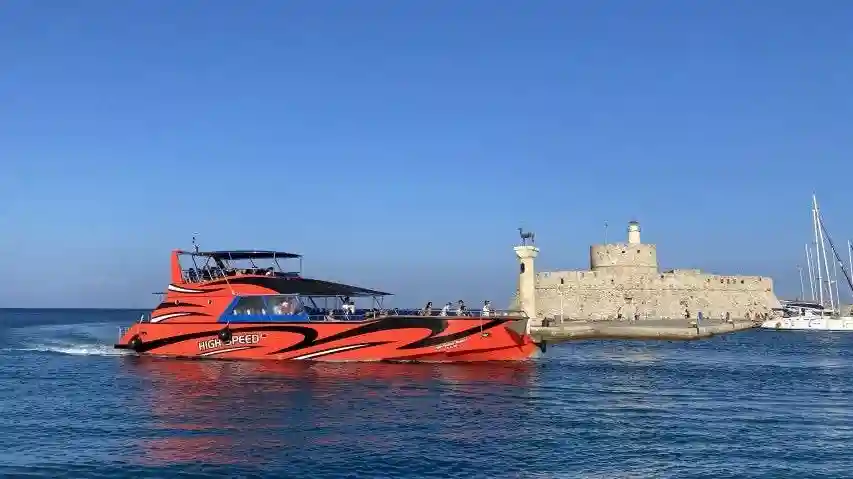 Rhodos: Hochgeschwindigkeitsboot nach Lindos Bereitgestellt von Rhodes Sea Lines