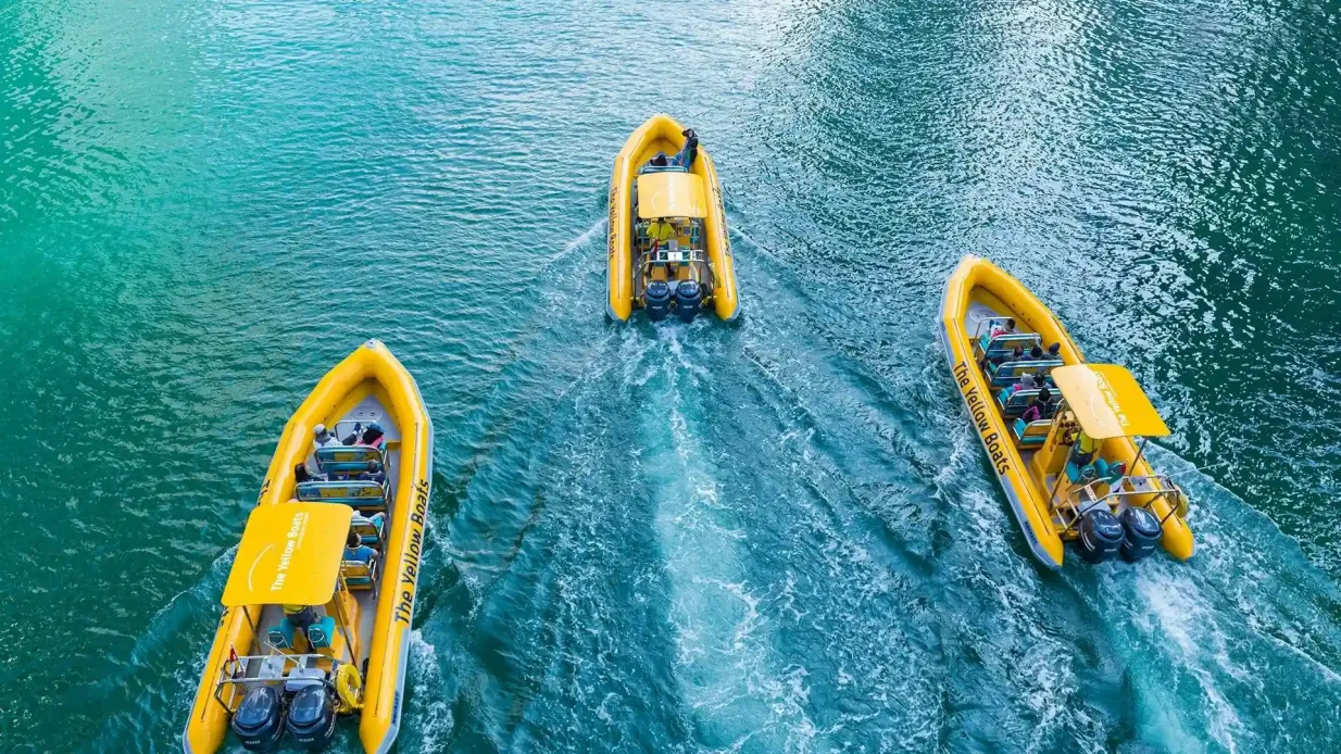The Yellow Boats: 75-Min Atlantis Tour - Dubai Marina, Ain Dubai, Palm, Atlantis Provided by The Yellow Boats