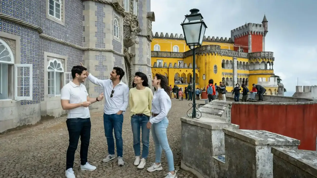 Sintra, Pena Palace & Weingut: Tagesausflug von Lissabon + Weinverkostung & Tapas