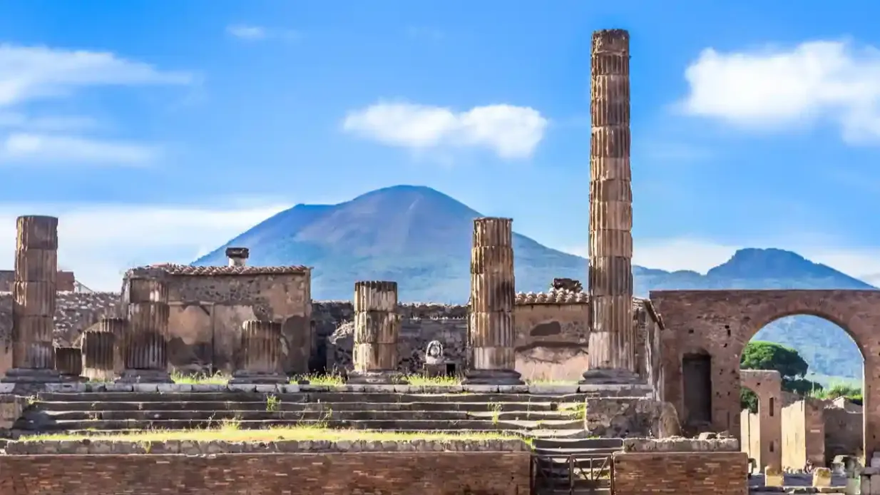 Pompeii, Herculanuem & Vesuvius: Skip The Line Tickets + Roundtrip From Pompeii Provided by Around Vesuvio