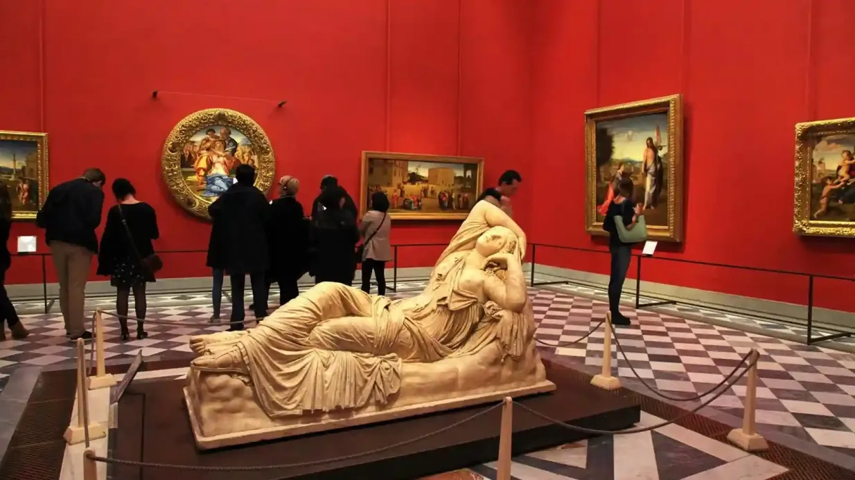 Galería Uffizi: Entrada reservada + Tour guiado para grupos reducidos Operado por Ciao Florence Tours & Travels SRL