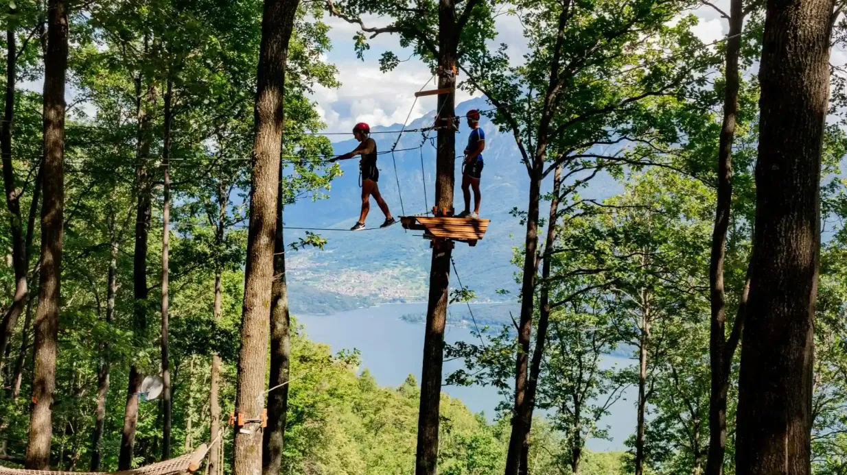 Acceso de un día al Parque de Aventuras del Lago Como Operado por Lake Como Adventure Park s.r.l.