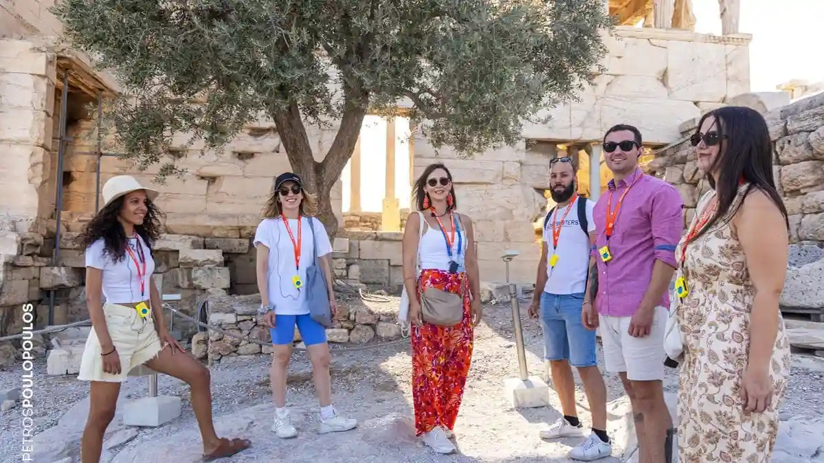 Acropolis: Guided Tour Only + Roundtrip from Piraeus Provided by City Contact MEPE