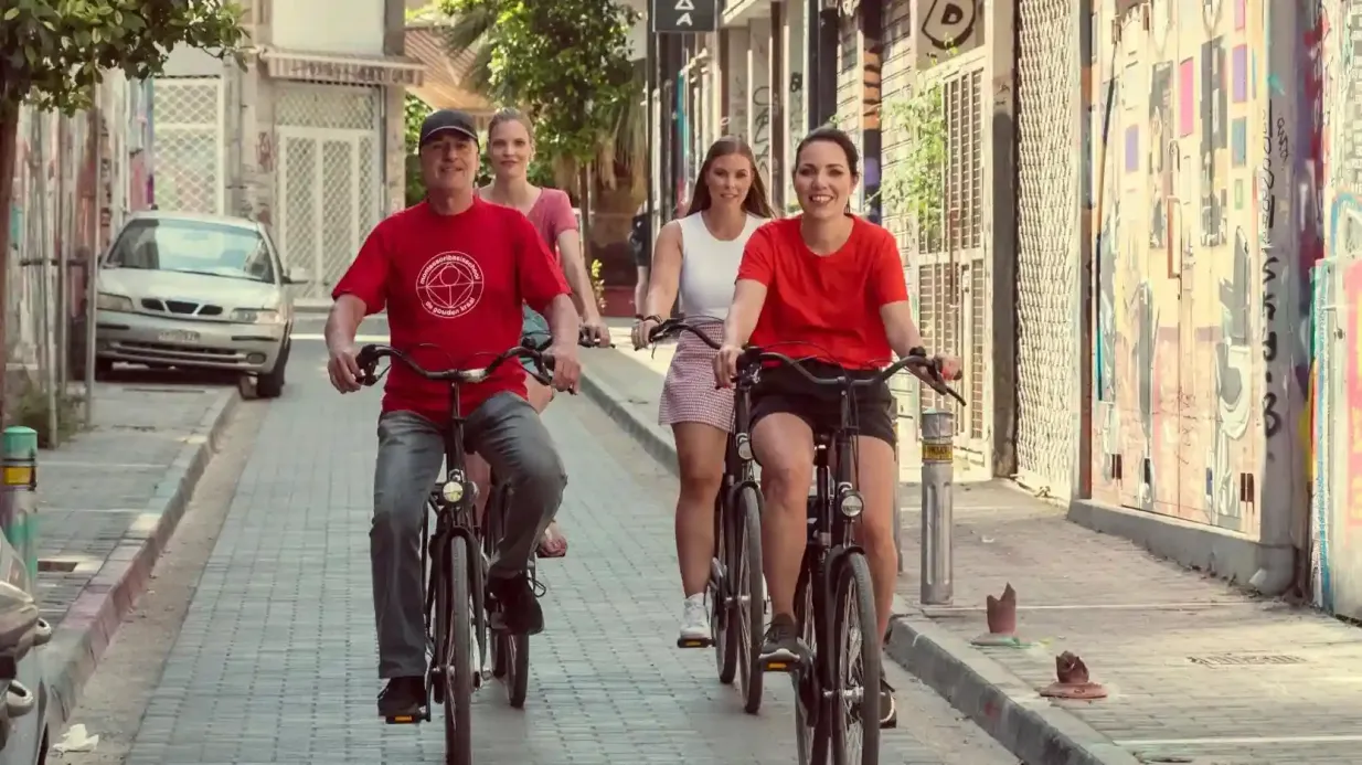 Destaque do passeio de Bicicleta de Atenas
