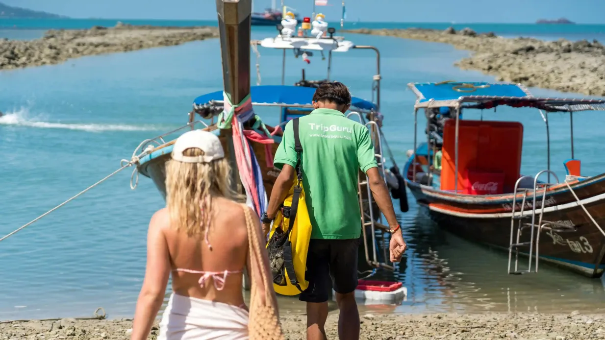 Koh Tan e Koh Madsum: Tour di una giornata intera in barca da Koh Samui + Pranzo Fornito da TripGuru