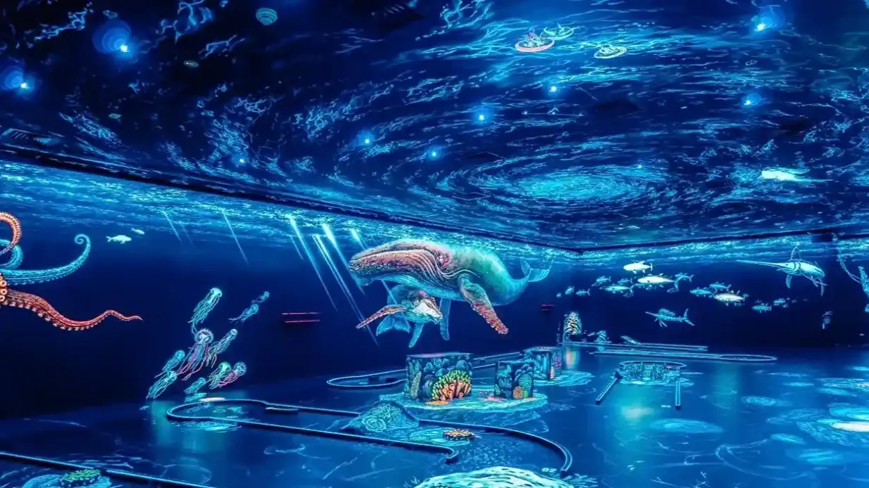 Minigolfe 3D Blacklight Dubai