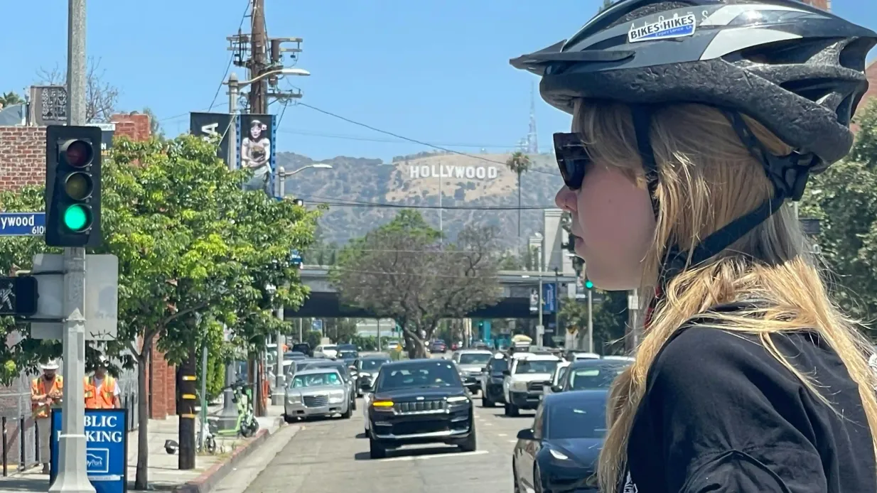 Los Angeles: Tour guiado en bicicleta eléctrica por el letrero de Hollywood