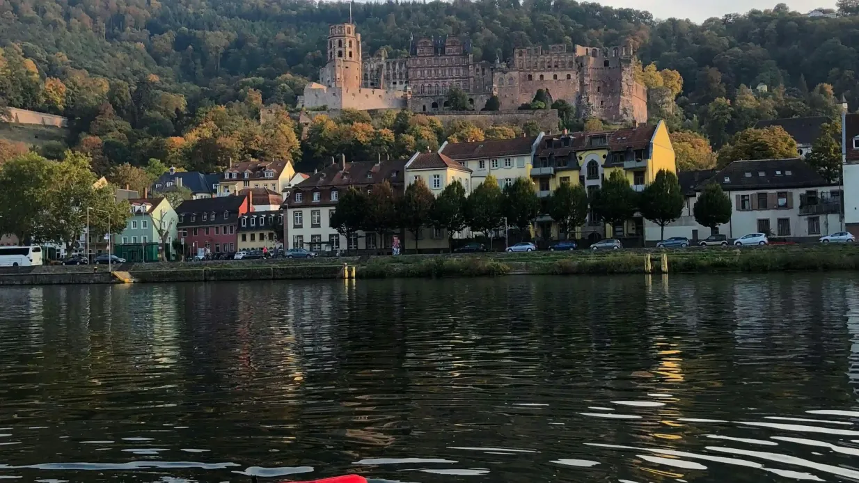 Excursiones en kayak por el río Neckar en Heidelberg