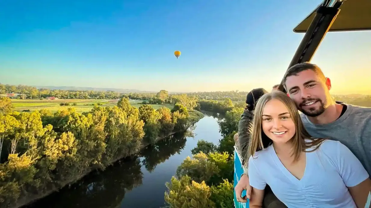 Valle de Camden: Vuelo en globo aerostático al amanecer
