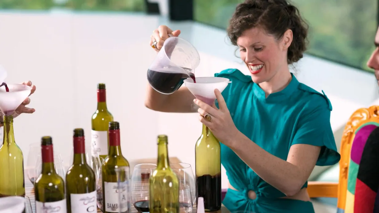 Le banc de mélange : Atelier de vinification Fournie par d'Arenberg Pty Ltd