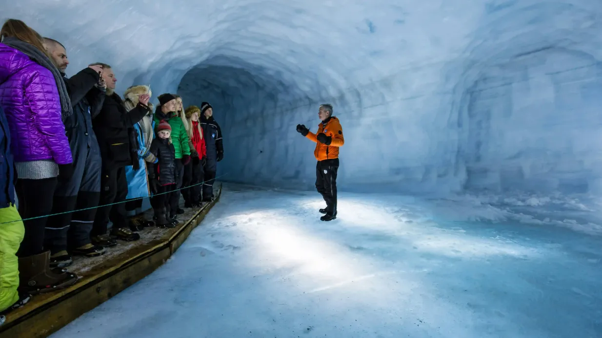 Langjökull Geleira: Visita guiada com transporte de Reykjavík