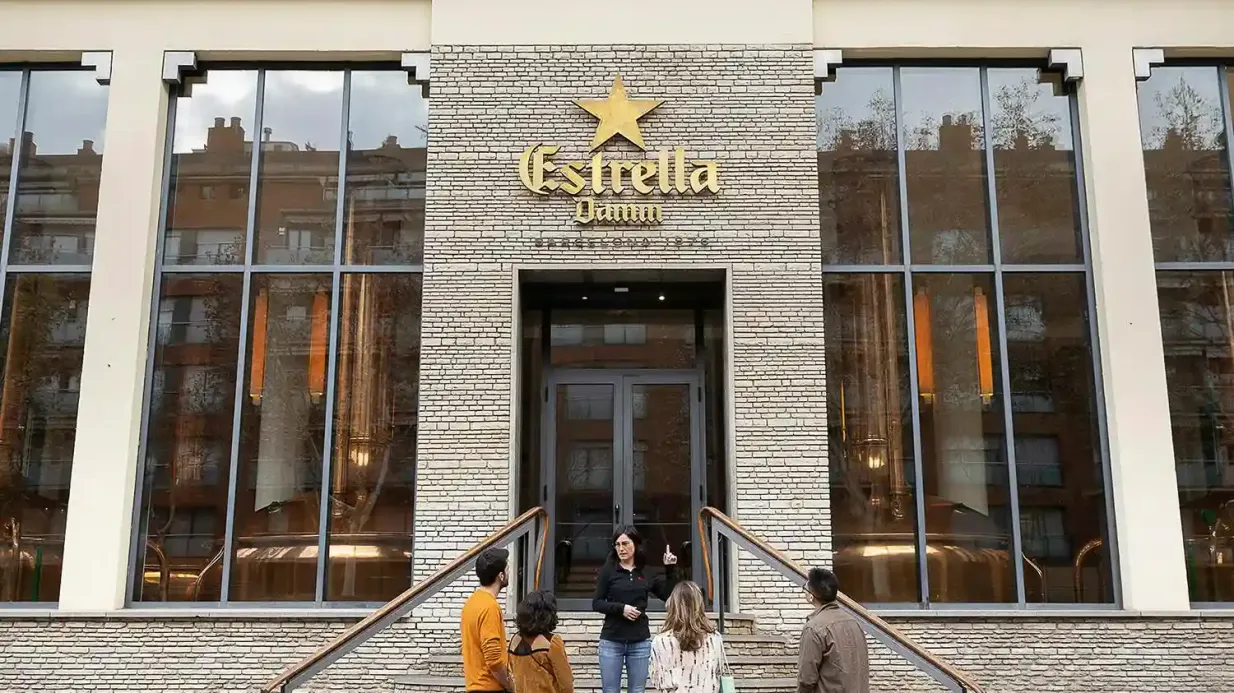 Old Estrella Damm Brewery Guided Tour + Beer Tasting