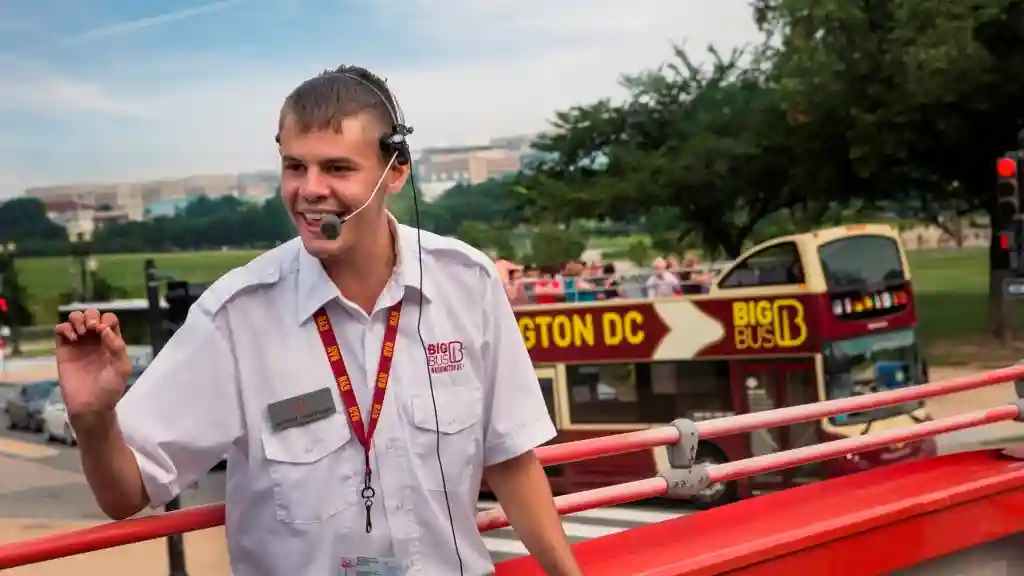 Big Bus Washington D.C.: Sunset Bus Tour, Guided Walking Tour + Audio Guide Provided by Big Bus USA