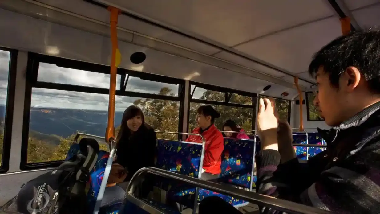Visite d'une heure des Blue Mountains Fournie par Blue Mountains Explorer Bus