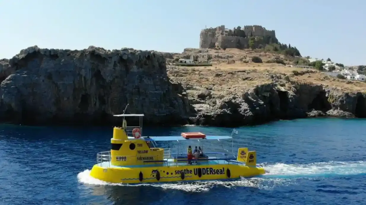 Navarone Bay: Hippo Submarine Ride with Swim Provided by TAXIARCHIS PANORMITIS MARITIME COMPANY