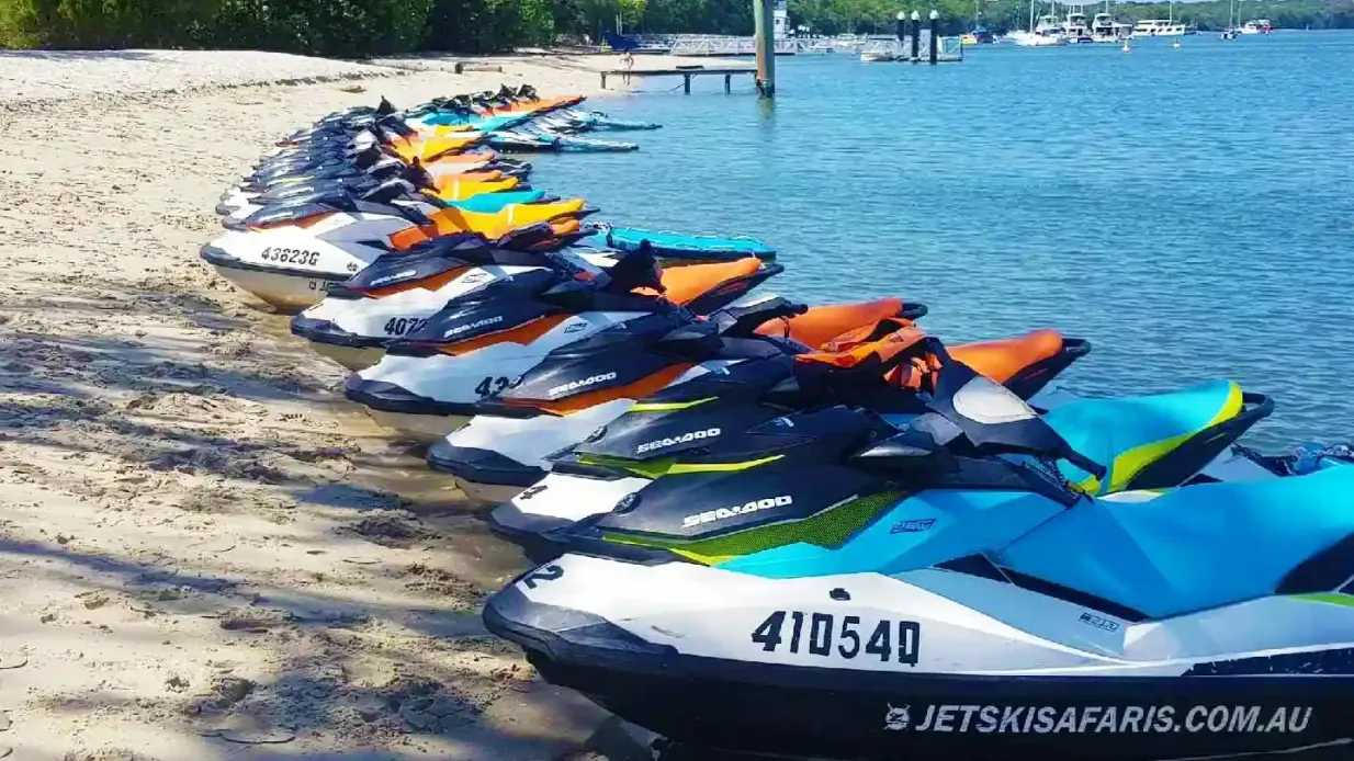 Safari en jet-ski d'1h30 et arrêt sur l'île Fournie par Jet Ski Safaris pty ltd