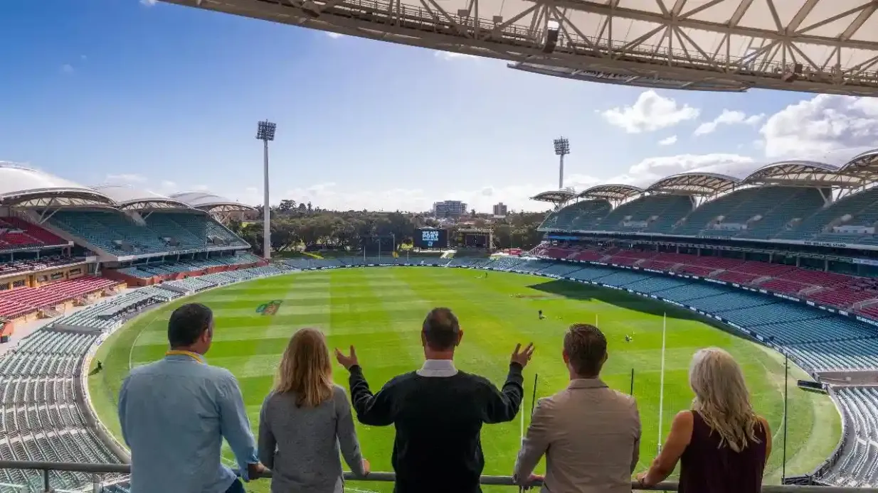 Visite du stade ovale d'Adélaïde Fournie par Adelaide Oval