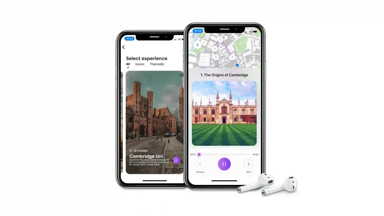 Cambridge City Audio Guide App for Your Smartphone