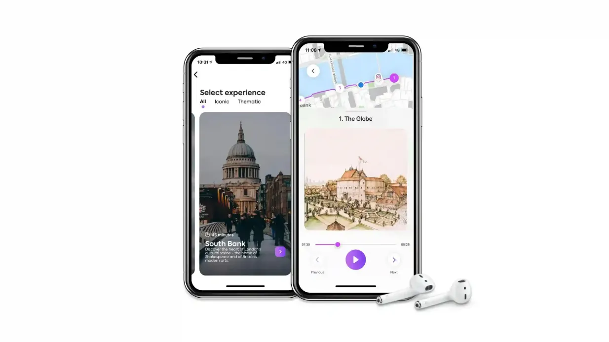 Londres Southbank : Guide audio "L'autre côté de Londres" (en anglais)