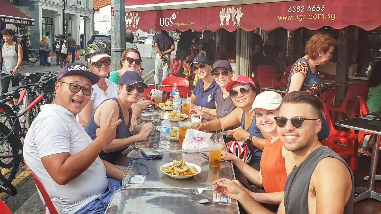 Bikes and Bites Food Tour Singapore Provided by Let's Go Tour Singapore Pte. Ltd.