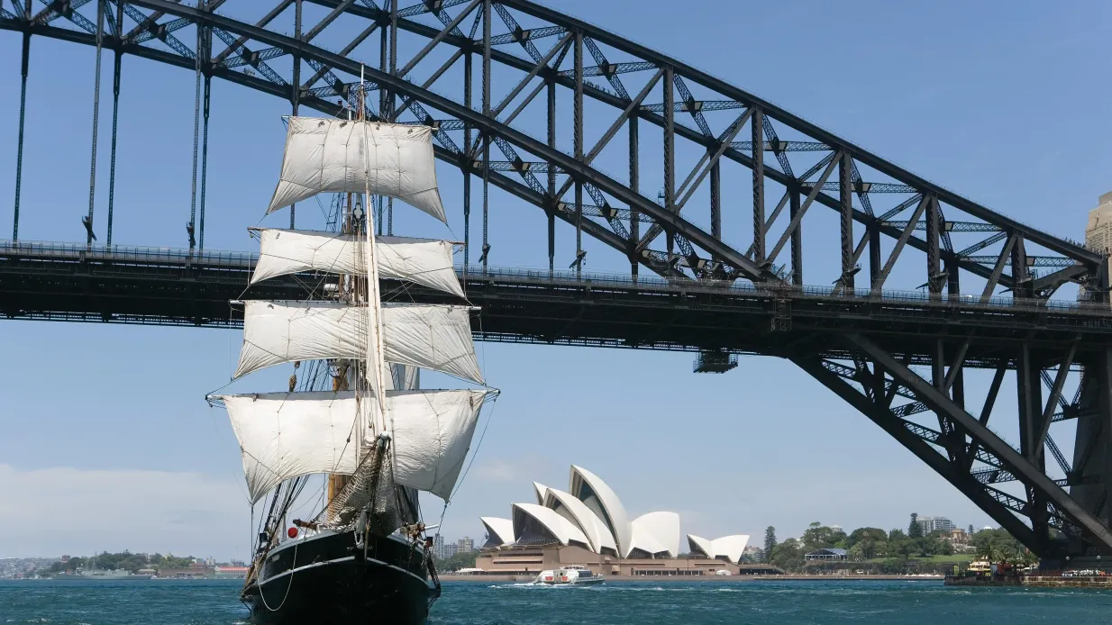 Port de Sydney : Croisière découverte de l'après-midi à bord d'un grand voilier