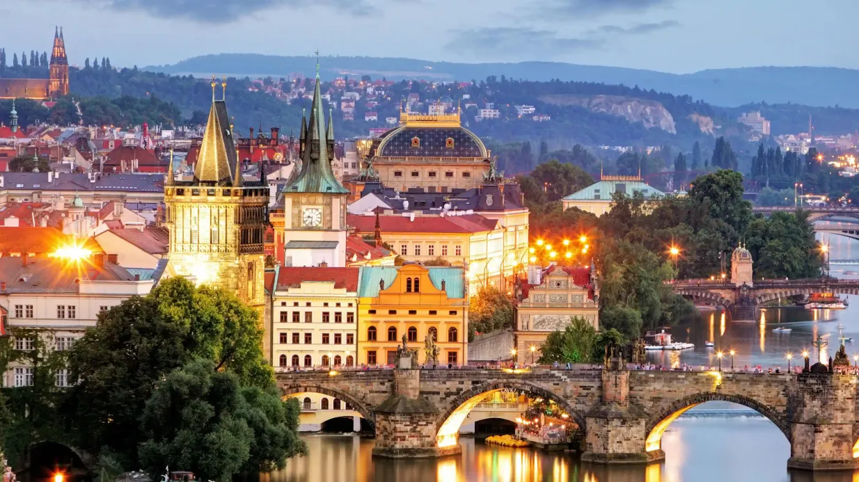 Prague : Tour du pont de la Vieille Ville et visite nocturne