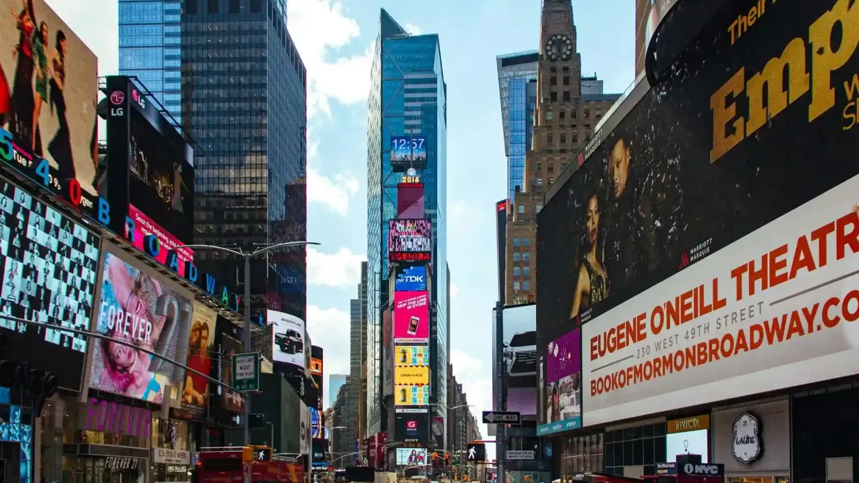 Nueva York: Paseo por Broadway y Times Square