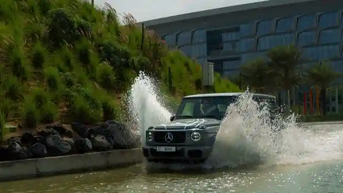 Centro de Experiencias Todoterreno Mercedes-Benz: G-500 Self-Drive