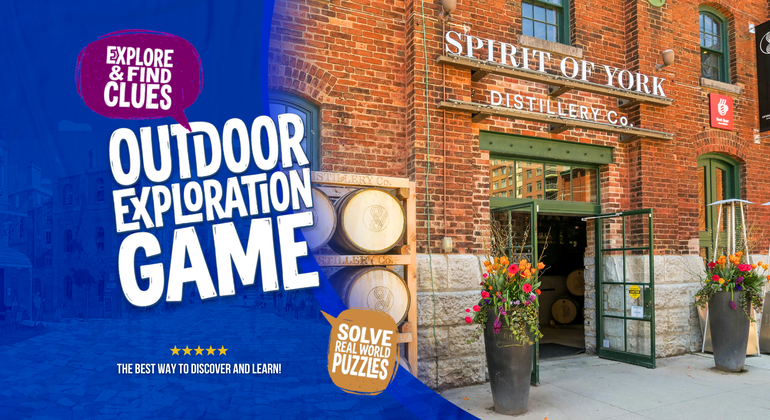 Lo más destacado del Distillery District de Toronto: Juego de exploración autoguiada