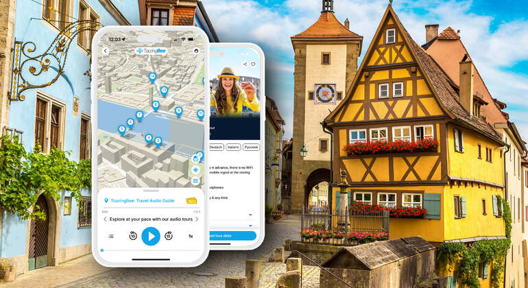 App. audio autoguidée : Visite de la ville de Rothenburg  Fournie par TouringBee