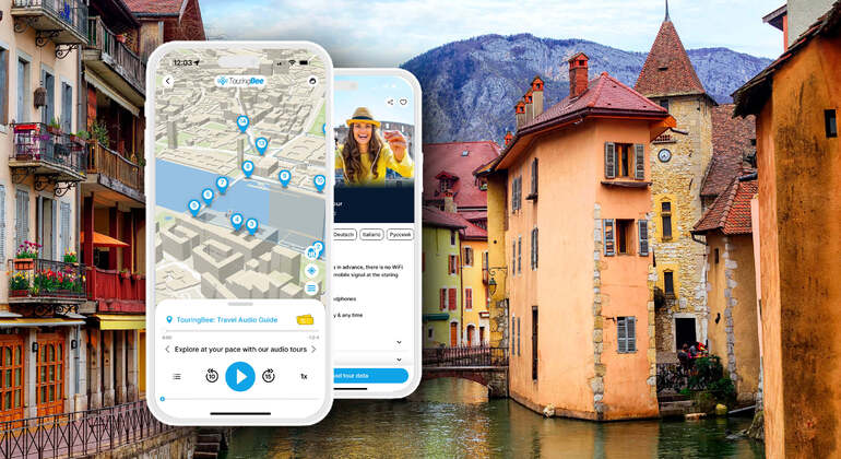 Audio Self-Guided App: Annecy Stadtrundfahrt Bereitgestellt von TouringBee