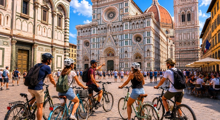 Florenz-Tour auf Oldtimer-Fahrrädern