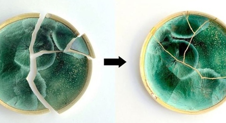 Tóquio: Oficina de reparação de ouro japonês Kintsugi em Shinjuku Japão &mdash; #3