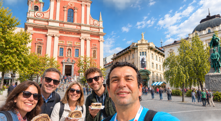 Ljubljana: City Tour with Tastings & City History