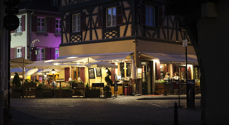 Colmar at Night: A City of Lights and Reflections France &mdash; #2