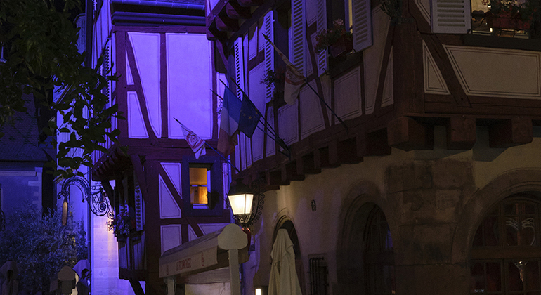 Colmar at Night: A City of Lights and Reflections France &mdash; #11