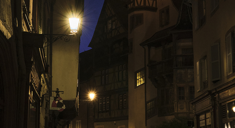 Colmar at Night: A City of Lights and Reflections France &mdash; #12