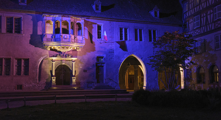 Colmar at Night: A City of Lights and Reflections France &mdash; #17