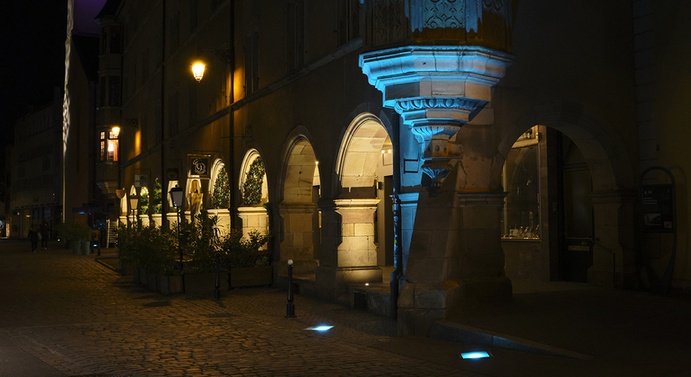 Colmar at Night: A City of Lights and Reflections France &mdash; #18