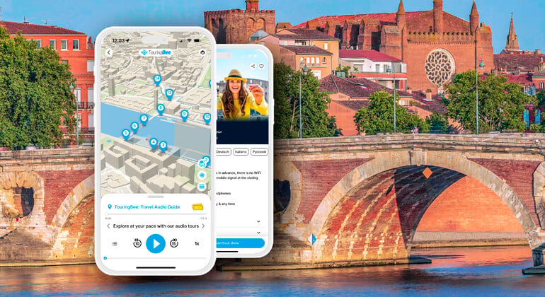 Aplicación de audioguía: Recorrido por la ciudad de Toulouse