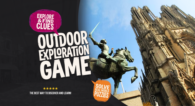 El rey de Reims: juego de exploración autoguiado y recorrido a pie